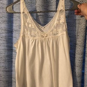 White Hollister tank top